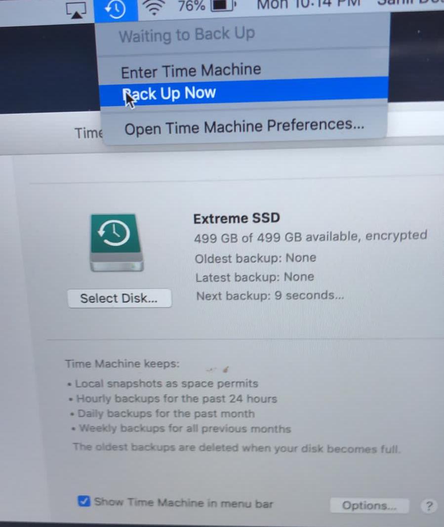 Time Machine BackUp - MacBookPro (NYC)