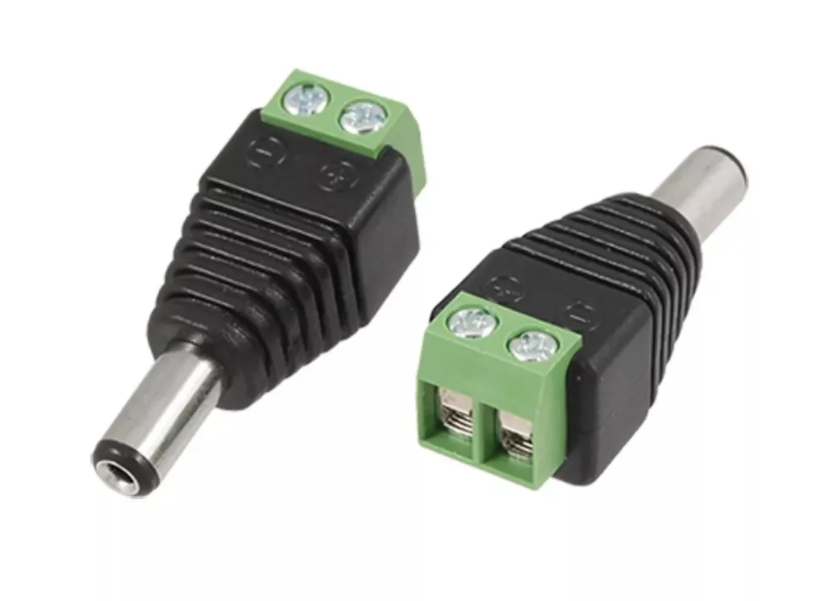 CONECTOR PARA UTP A PLUG DE PODER 5.5 X 2.1M